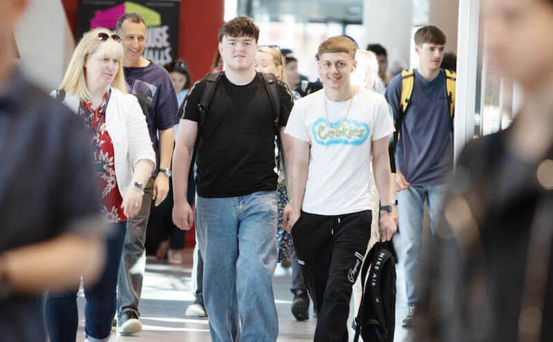 TechEd Pro Cyber College Cymru corridor 800